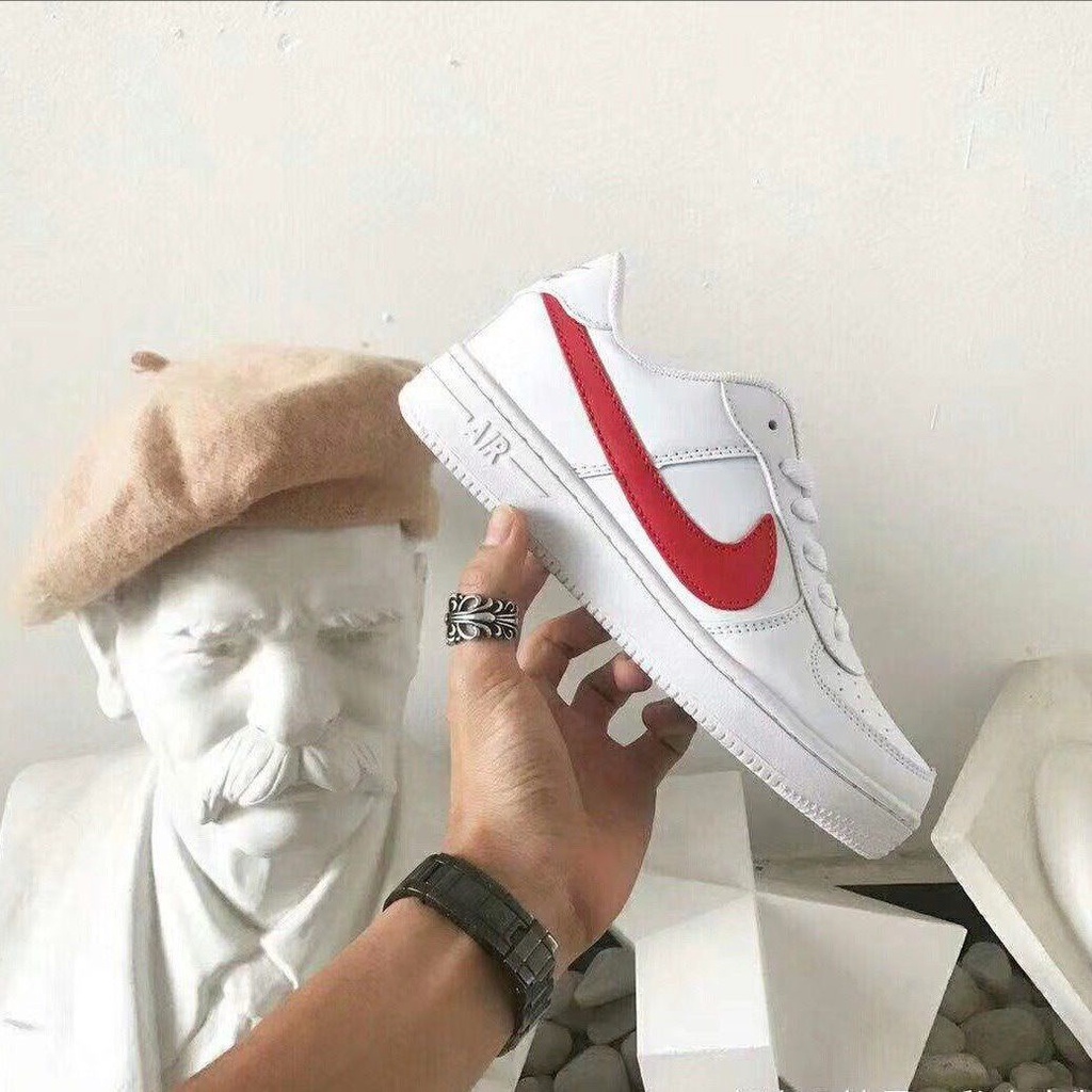 Giày thể thao Air Force 1 màu đen thời trang năng động cho nam nữ