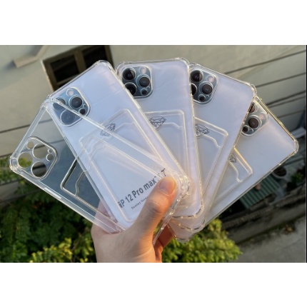 Ốp lưng trong chống sốc silicon dẻo,có ví cho iphone 7plus/8plus/ xsmax/11/11 6.5/12/12pro/12 6.7/13mini/13/13pro/13 6.7
