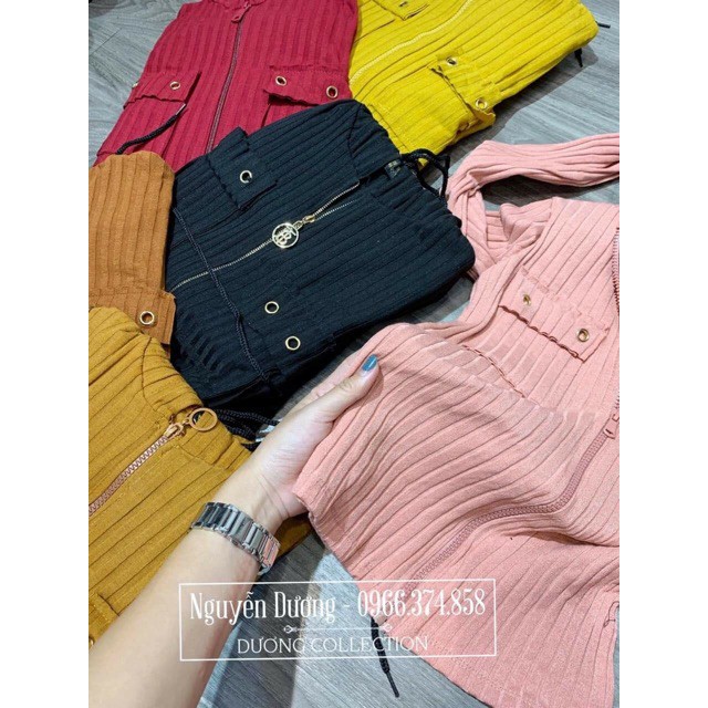 SET BỘ LEN ĐŨA KÉO KHÓA SIÊU ĐẸP ÔM BODY CỰC CHUẨN HÀNG QUẢNG CHÂU HÀNG TỐT | BigBuy360 - bigbuy360.vn