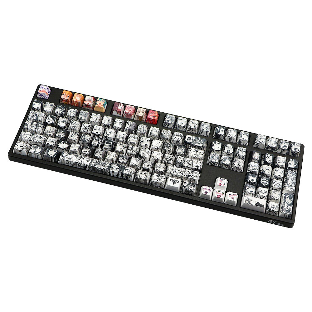 Bộ Phím Rời PBT 108 Phong Cách Nhật Bản Cho Bàn Phím Cơ Cherry Gateron Filco Kailh