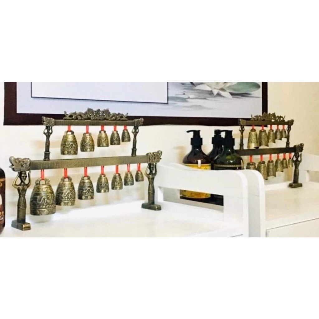 Chuông gió 2 tầng, chuông gió gội đầu dưỡng sinh