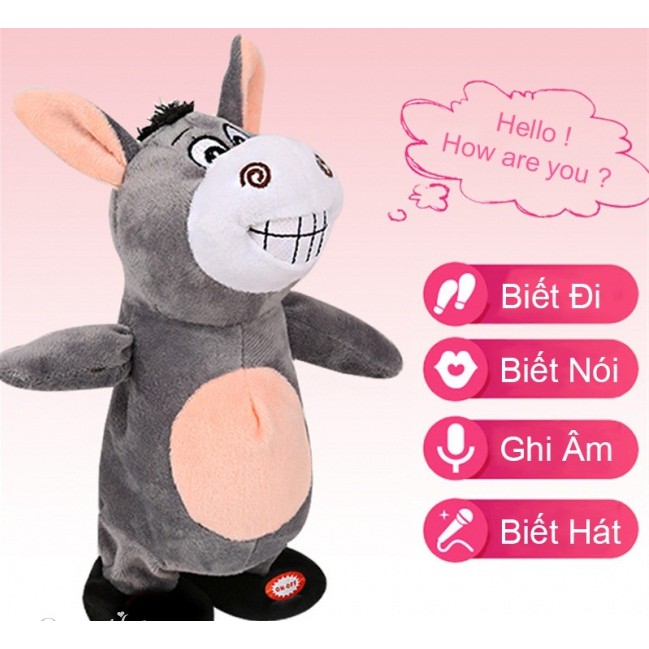 Đồ chơi lừa Donkey biết nói biết hát cho bé