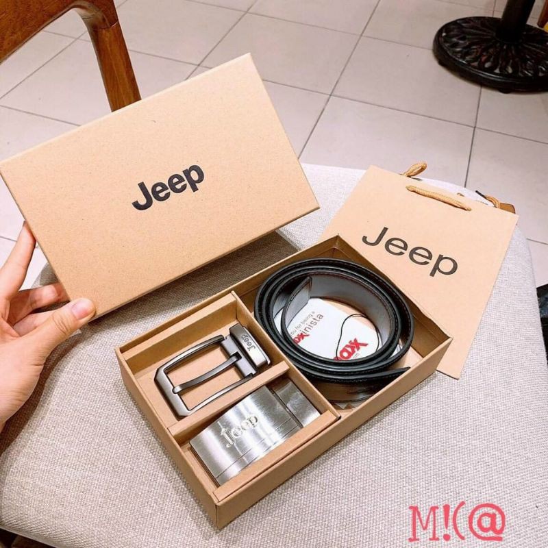 set hộp dây nịt JEEP siêu xịn xò