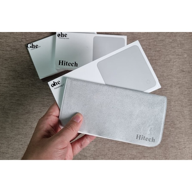 Vải lau màn hình iPhone iPad Mac Apple Watch iPod Pro XDR không xơ chống xước dăm vải có logo cho iPhone
