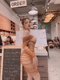 ✨Đầm body lưới sik xinh