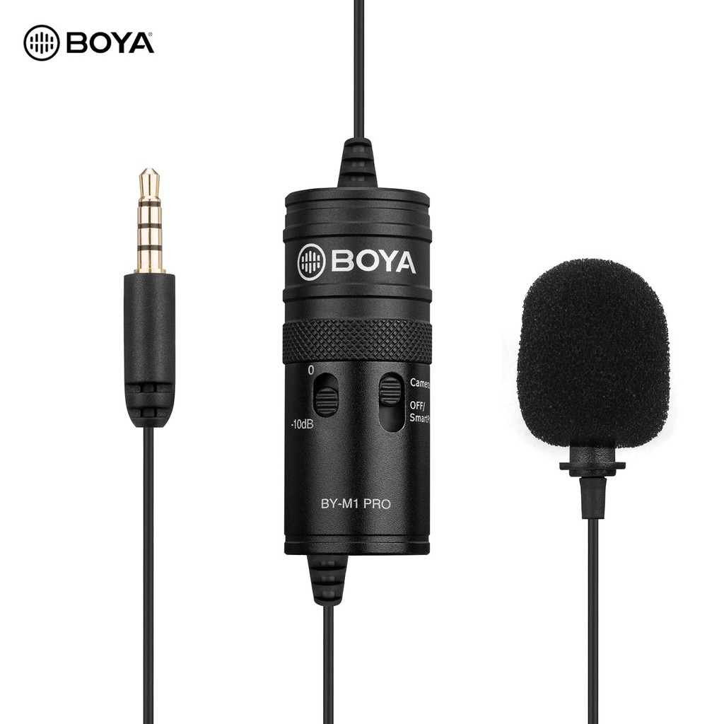 Micro Boya by m1 Pro thu âm gài áo cao cấp | Hàng chính hãng