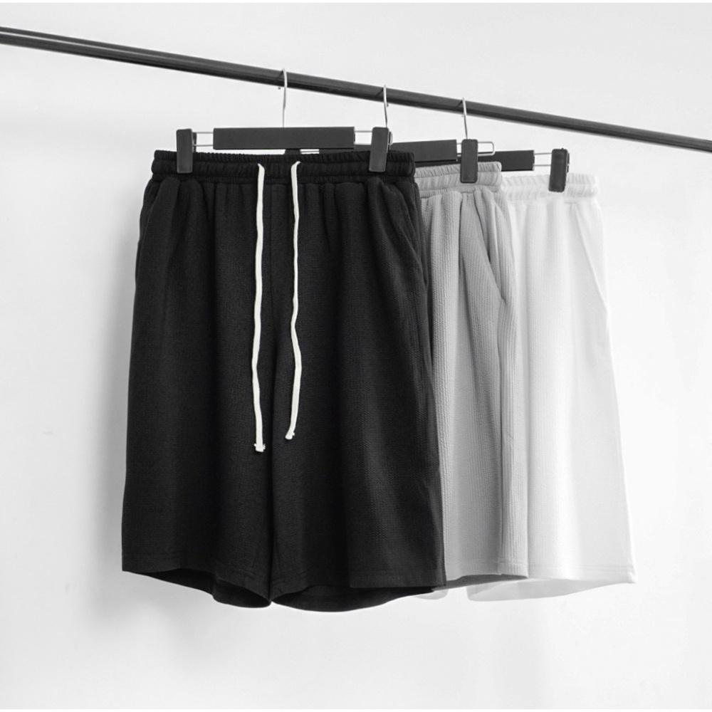 (Rẻ) Quần short vải thun bắp MSW Town, quần đùi nam nữ unisex (ảnh thật)