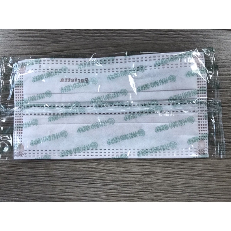 Khẩu trang y tế 3 lớp Perfetta Premium cao cấp màu Hồng nhạt đóng gói riêng từng cái