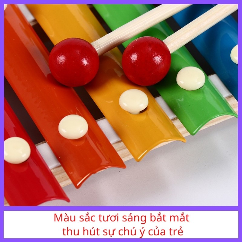 [Mã LIFE0503TOYS giảm 10% đơn 0Đ] Đồ chơi đàn xylophone đàn gỗ cho bé phất triển kỹ năng cơ bản