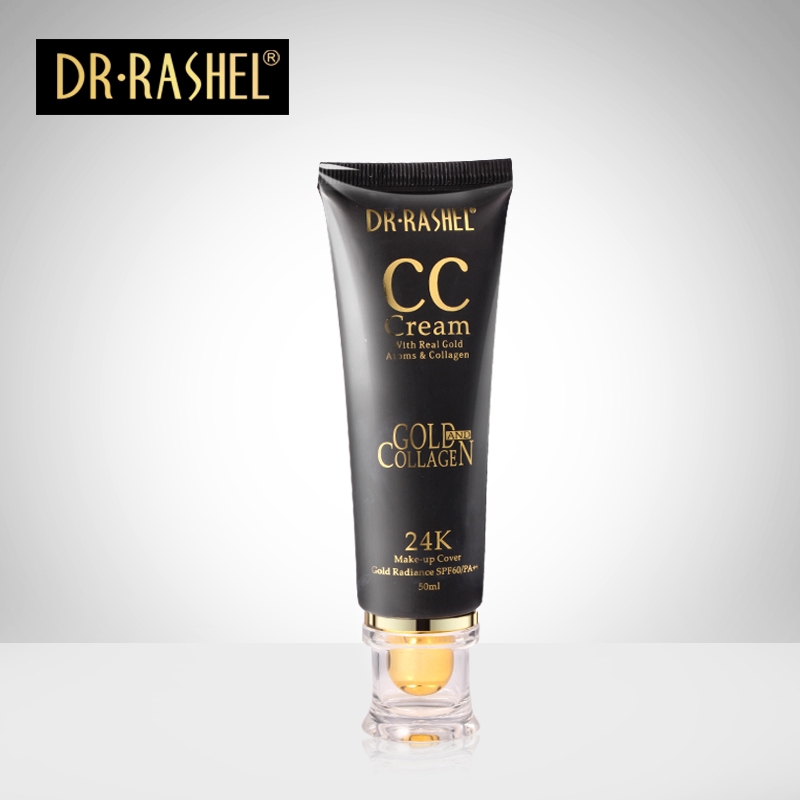 [Hàng mới về] Kem CC DR.RASHEL SPF 60 trang điểm sáng da chứa thành phần vàng 24K và bổ sung collagen dung tích 50ml