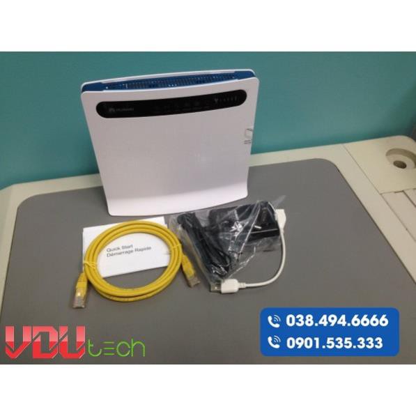 Modem Wifi 4G - Huawei B593, 32 user, 4 cổng LAN (Không kèm anten) | BigBuy360 - bigbuy360.vn