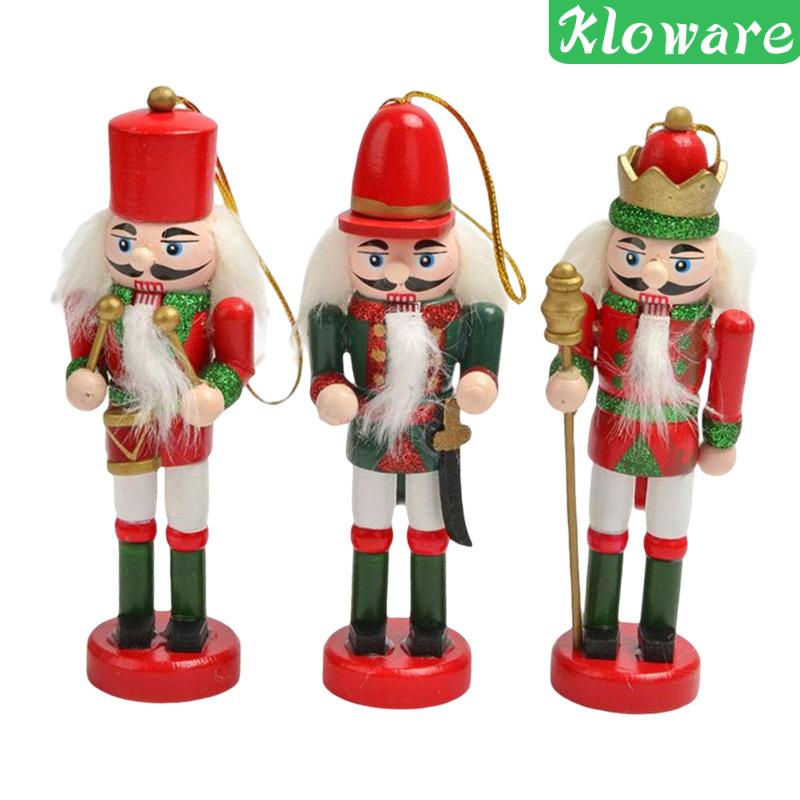 [Kloware] Set 3 Tượng Người Lính Trang Trí Giáng Sinh Cho Xe Hơi