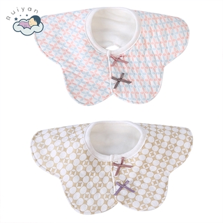 Yếm ăn cotton hình bát giác kháng nước cho trẻ em