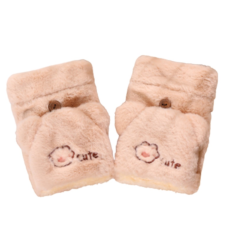 Găng Tay Len Hở Ngón Thời Trang Nữ