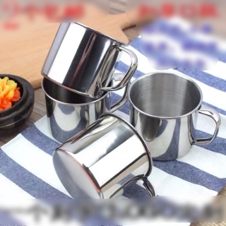 Ca inox, cốc inox 7cm 210ml có quai #hanadinhh