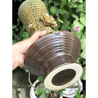 Bình hoa gốm sứ Bát tràng 19