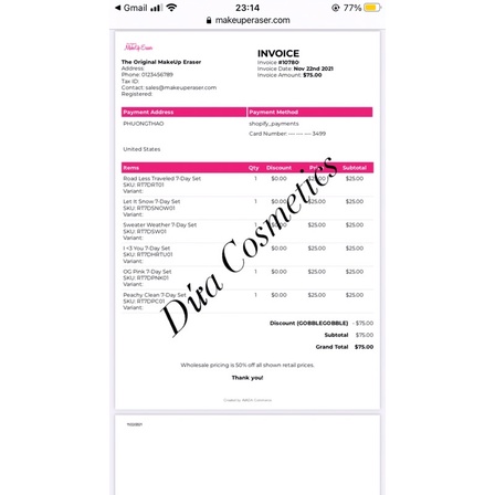 [ĐỦ BILL] KHĂN TẨY TRANG MAKEUP ERASER | BigBuy360 - bigbuy360.vn