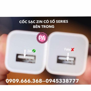 Bộ cáp sạc Zin cho Iphone X, 8plus,7plus,6plus,5/5SE