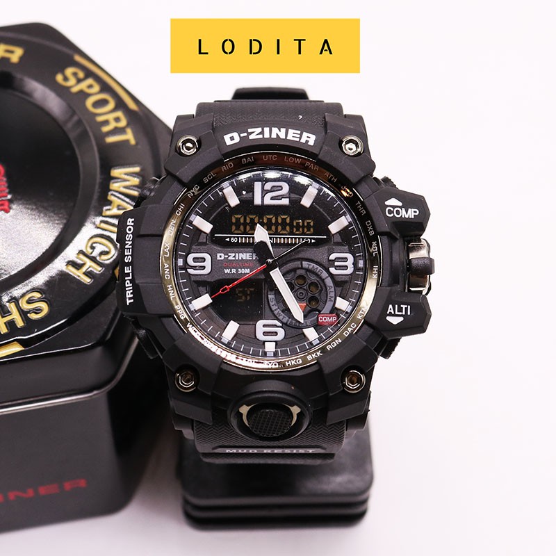 Đồng hồ thể thao nam chính hãng D-Ziner 8119 45mm chống nước - LODITA | BigBuy360 - bigbuy360.vn