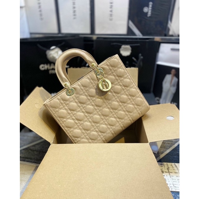 Túi xách nữ Dior lady 7 ô - túi công sở size 30