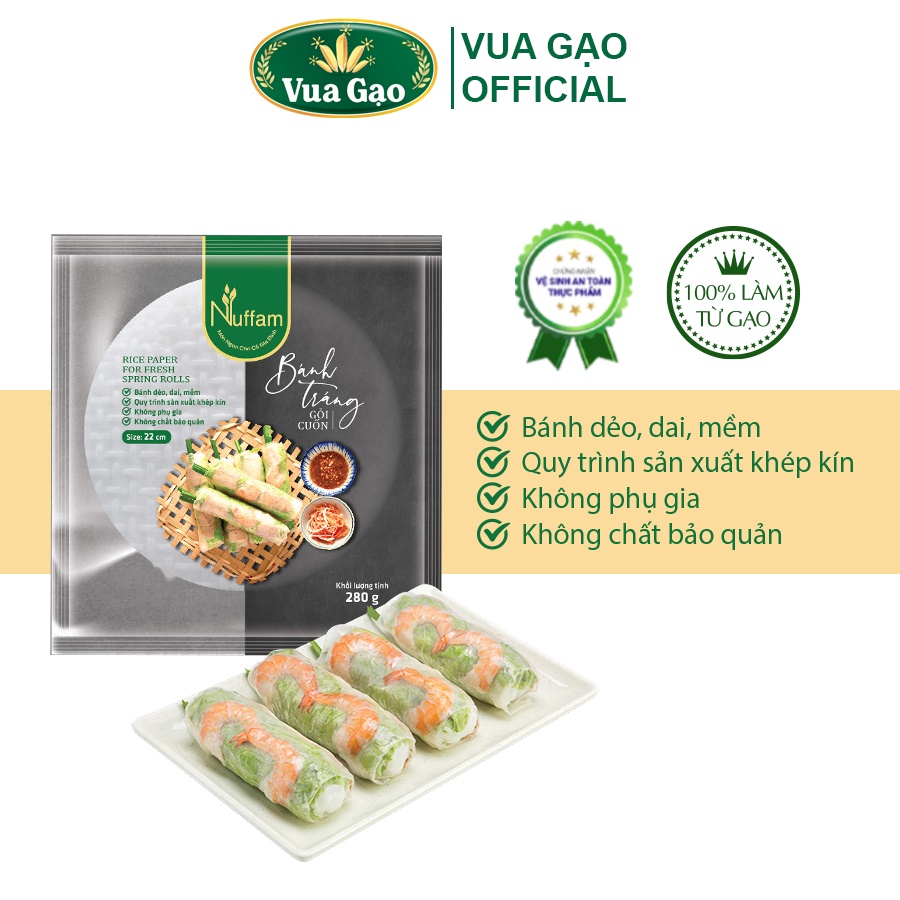 [MUA 3 TẶNG 25K] Combo Hương Gạo Việt + Bún Tươi Sấy Khô - Bánh Tráng Gỏi Cuốn