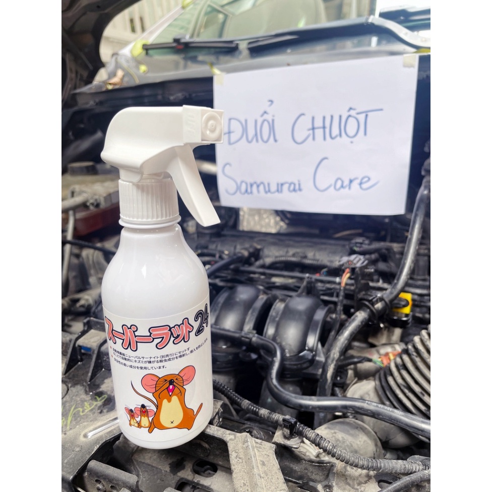 Xịt Đuổi Chuột Hương Bạc Hà SAMURAI CARE  --Xua Đuổi Chuột, Gián, Kiến, Côn Trùng Chỉ Sau 1 Lần Xịt