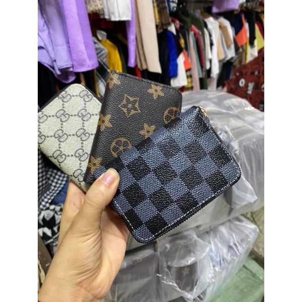 Ví ngắn cầm tay nhiều ngăn