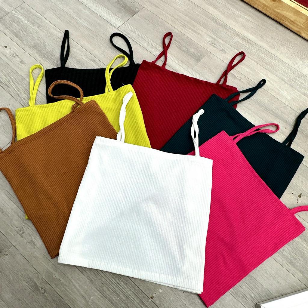 Áo dây gân co giản bigsize , áo thun gân ống có dây G118