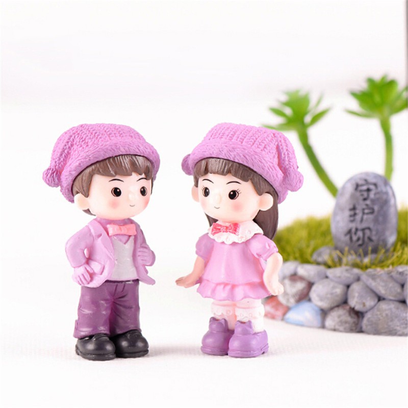 Mô Hình Cặp Đôi Bằng Nhựa Hl Dành Cho Vườn Nhà