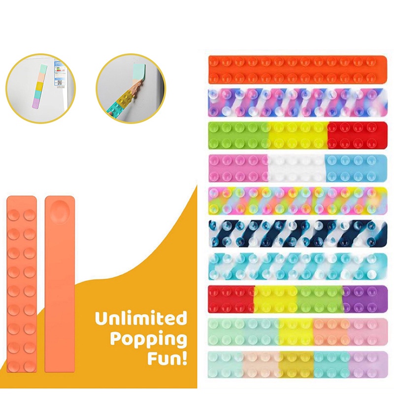 Đồ Chơi Giảm Căng Thẳng Hình Mực Cầu Vồng Bằng Silicon Mềm