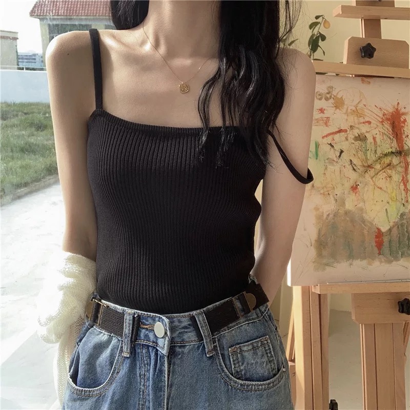 MS041 Áo 2 dây bún len tăm Quảng Châu