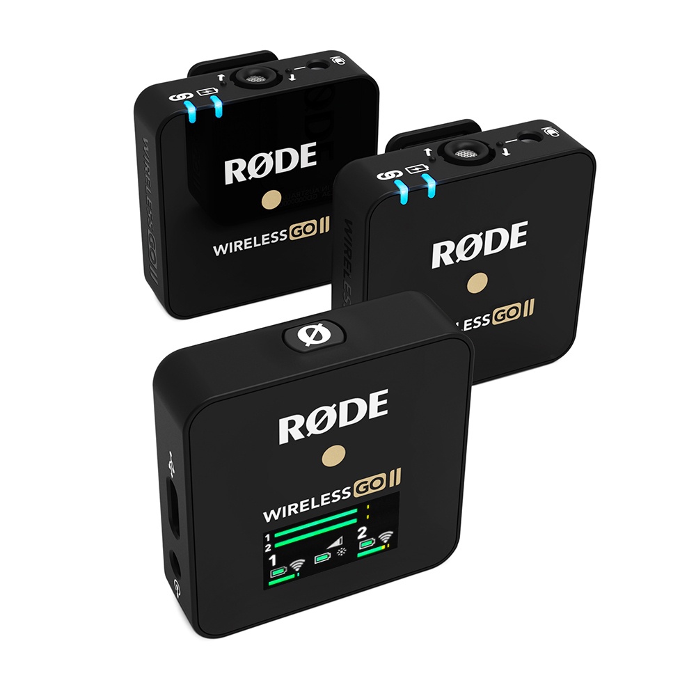 RODE Wireless GO / Wireless GO 2 - Micro Không Dây Cho Máy Ảnh, Máy Quay, Siêu Nhỏ Gọn, Sóng 2.4Gz