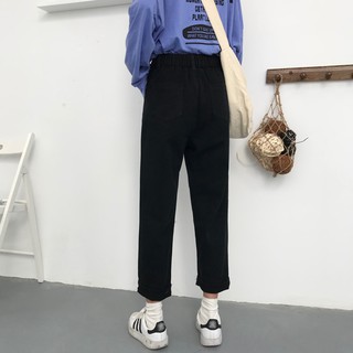 Quần Kaki Cạp Cao Phối Lưng Chun