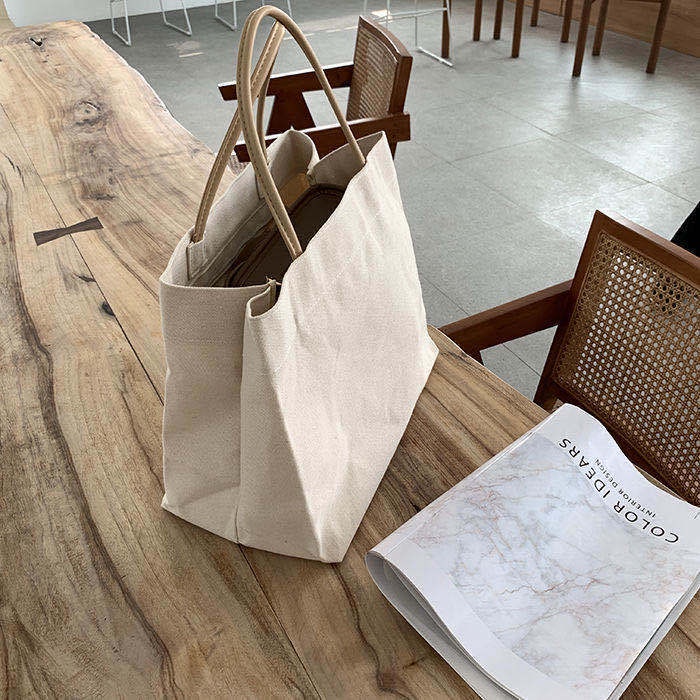 Túi Xách Đeo Vai Vải Canvas Sức Chứa Lớn Phong Cách Mới 2020 Thời Trang Cao Cấp Cho Nữ