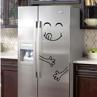 Sticker Dán Tủ Lạnh Hình Mặt Cười Dễ Thương
