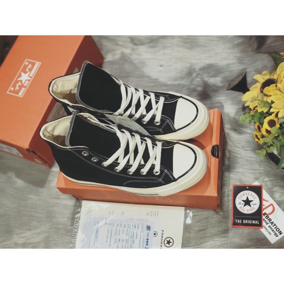 🎄 Giày_Converse 1970s cổ cao/thấp mũi bóng nam nữ bản đẹp, Giày thể thao đen trắng CV quốc dân full box bill
