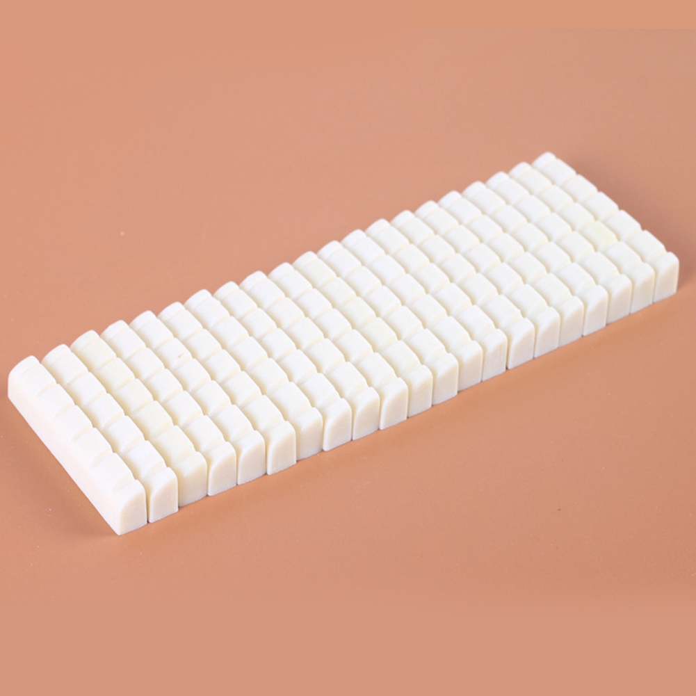 NEW 6 String Bridge classical Acoustic Guitar Parts Bone Saddle And Slotted Nut