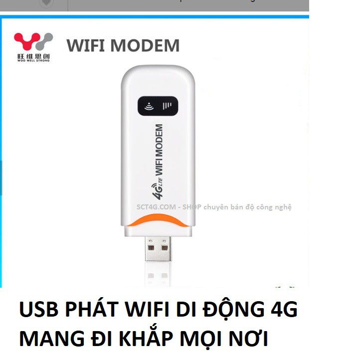 Thẻ mạng 4G LTE Dongle USB nhỏ phổ quát Modem WiFi 150Mbps tốc độ cao không dây