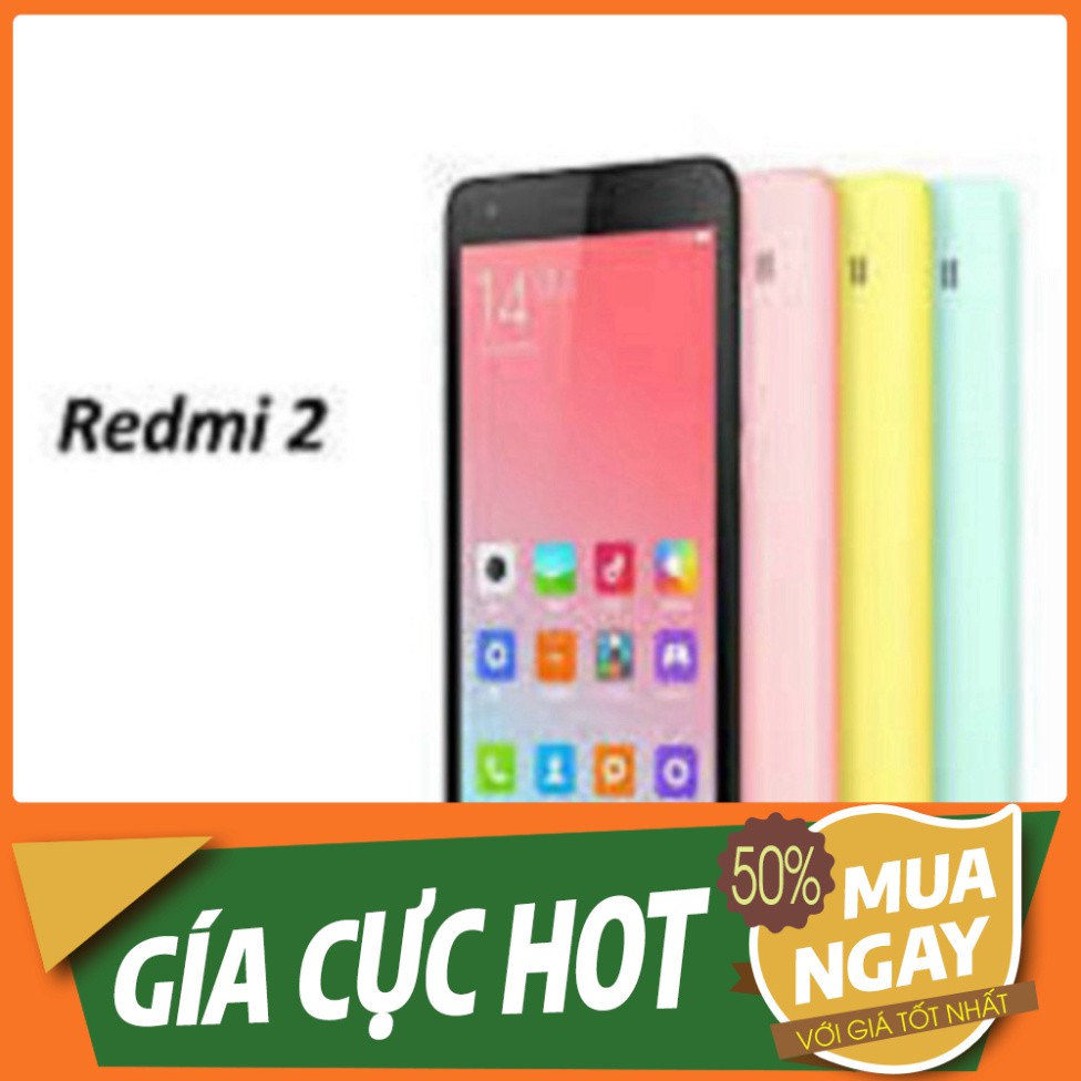 GIÁ CỰC HÓT điện thoại Xiaomi Redmi 2 2 sim zin mới Chính hãng, full zalo-FB-Youtube GIÁ CỰC HÓT