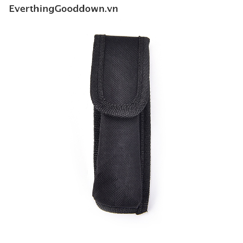 Everthinggood Đai Thắt Lưng nylon Màu Đen Có Túi Đựng Đèn Pin Tiện Lợi Dành Cho Hoạt Động Ngoà