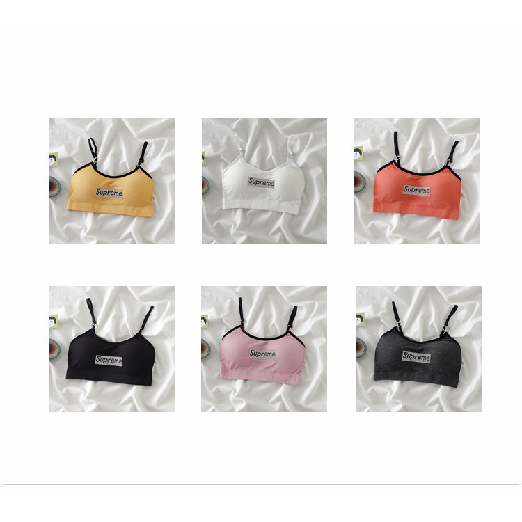 Áo Bra Sport Tập GYM MÃ 3 Supreme, Yoga, Aerobic Freesize, đồ Thể thao, đồ tập 45-60kg Cao Cấp Có Đệm Ngực