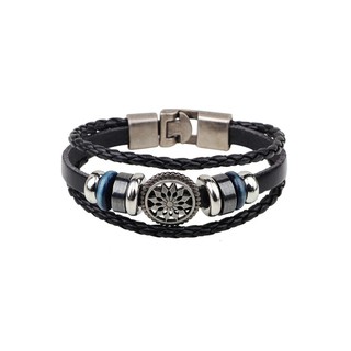 [ SAM Leather ] Vòng tay - Vòng Đeo Tay Da SAMVDT001 - Bảo Hành 12 Tháng Chính Hãng