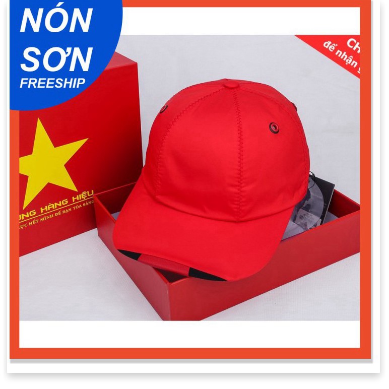 SIÊU PHẨM 2021 MỚI -  NÓN SƠN CHÍNH HÃNG -  Nón Sơn Logo 96 Màu Đỏ Mã MC122C-ĐO2