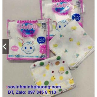Combo khăn sửa xuất nhật in hình