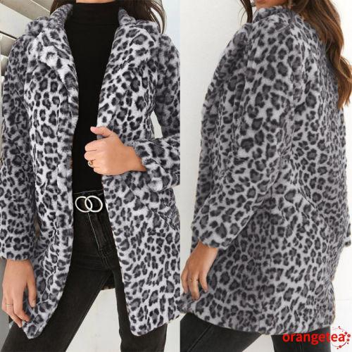 Áo khoác giả da báo phong cách thời trang cho phái nữ | BigBuy360 - bigbuy360.vn