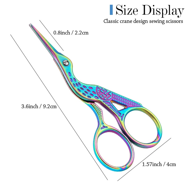 Kéo Inox Hình Chim Hạc Làm Đồ Thủ Công DIY Đa Ứng Dụng