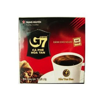 Cà Phê Hoà Tan Black Coffee hiệu G7 hộp 15 gói 2g