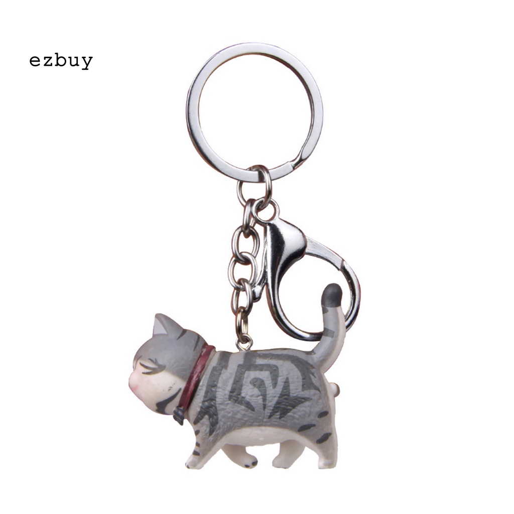 Móc Khóa Hình Mèo Chubby Mini Dễ Thương