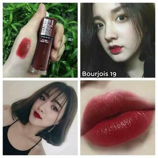 Son Bourjous velvet #19 màu đỏ mận