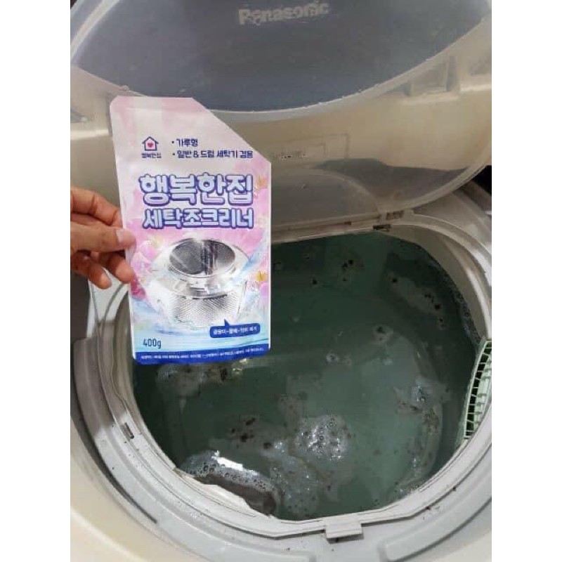 Bột Tẩy Vệ Sinh Lồng Máy Giặt Hàn Quốc Siêu Sạch 400Gram